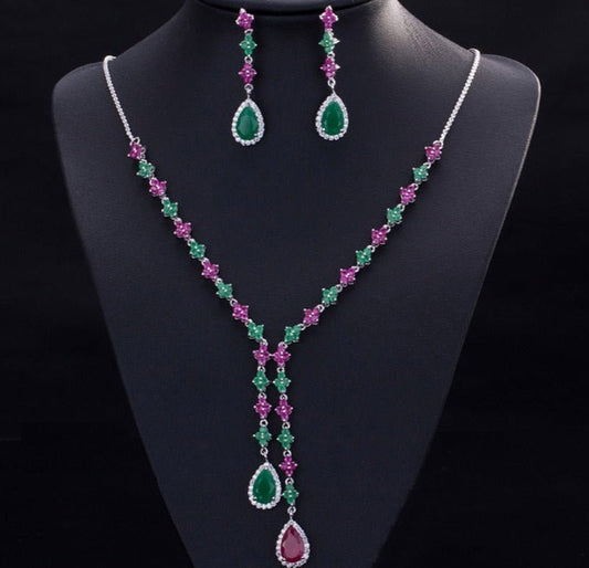 Beautiful CZ Zirconia Stone Jewelry Sets - Lively & Luxury