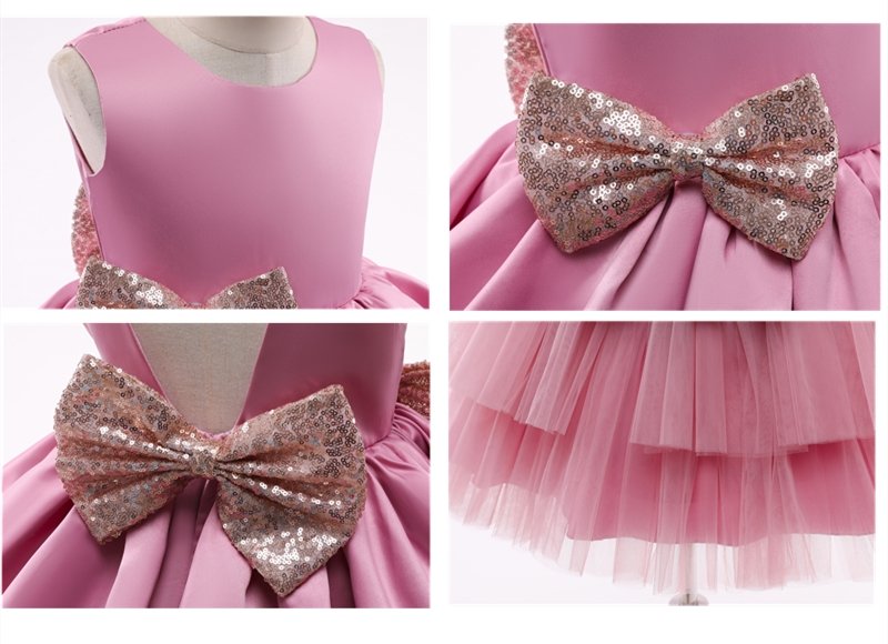 Big Bow Party Tutu Fluffy Gown - Lively & Luxury