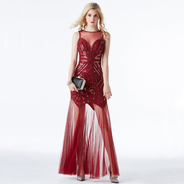 Captive Tulle Sequin Dress - Lively & Luxury
