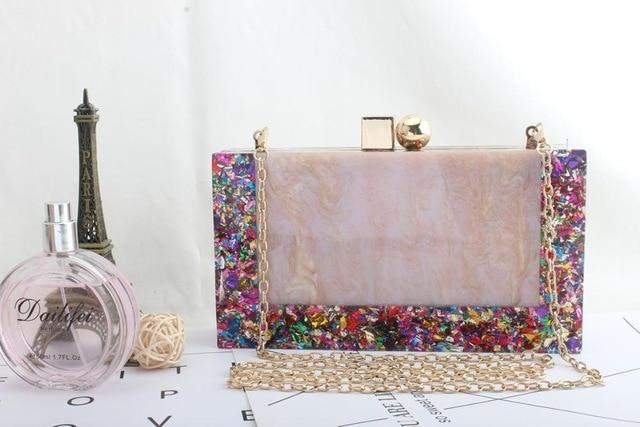 Celebrity Marble Acrylic Luxury Handbag - Lively & Luxury