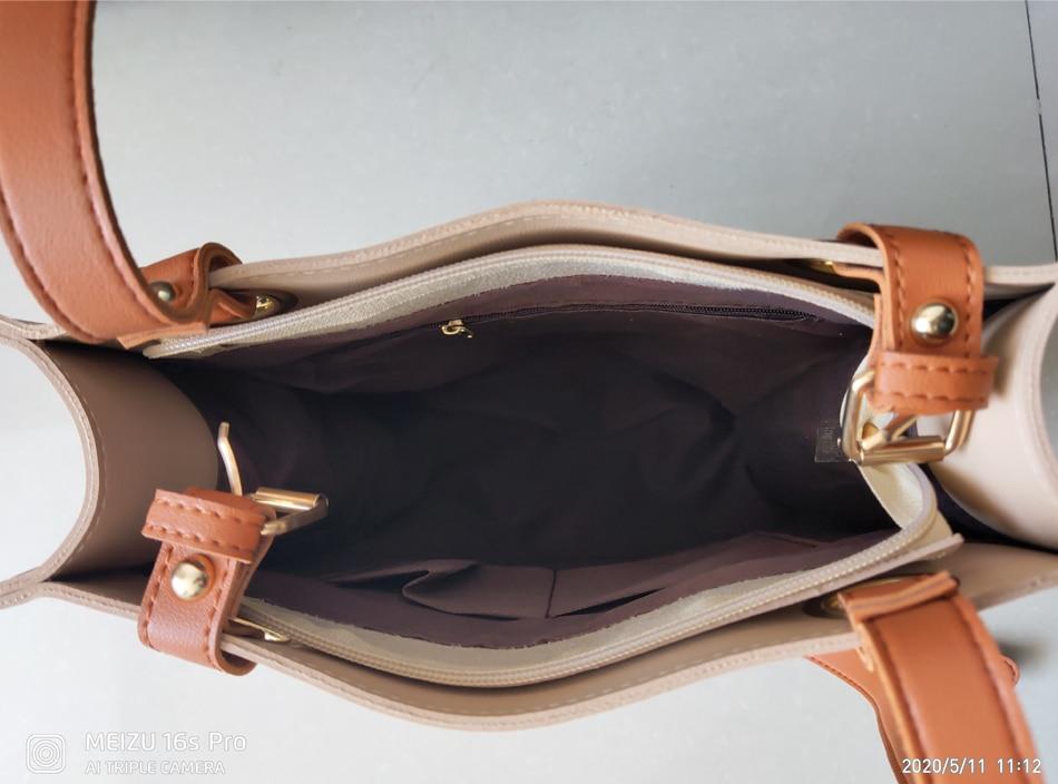 Designer Top Handle Tote Leather Shoulder Bag - Lively & Luxury