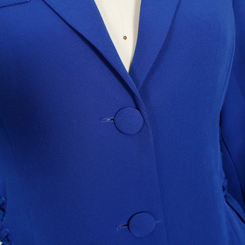 Elegant Single Breasted Button Blazer - Lively & Luxury