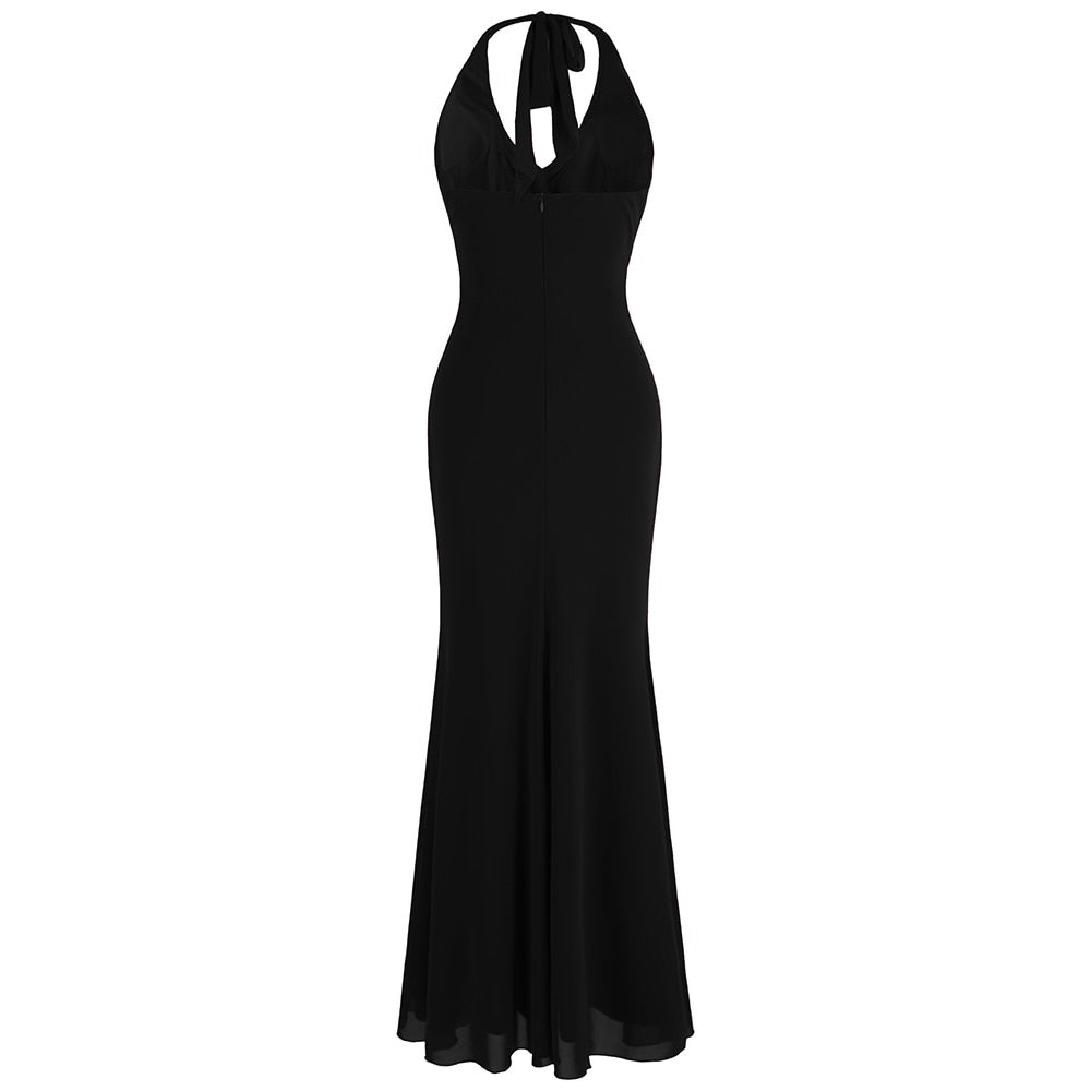 Enchanting Beading Evening Sleeveless Maxi Dress - Lively & Luxury