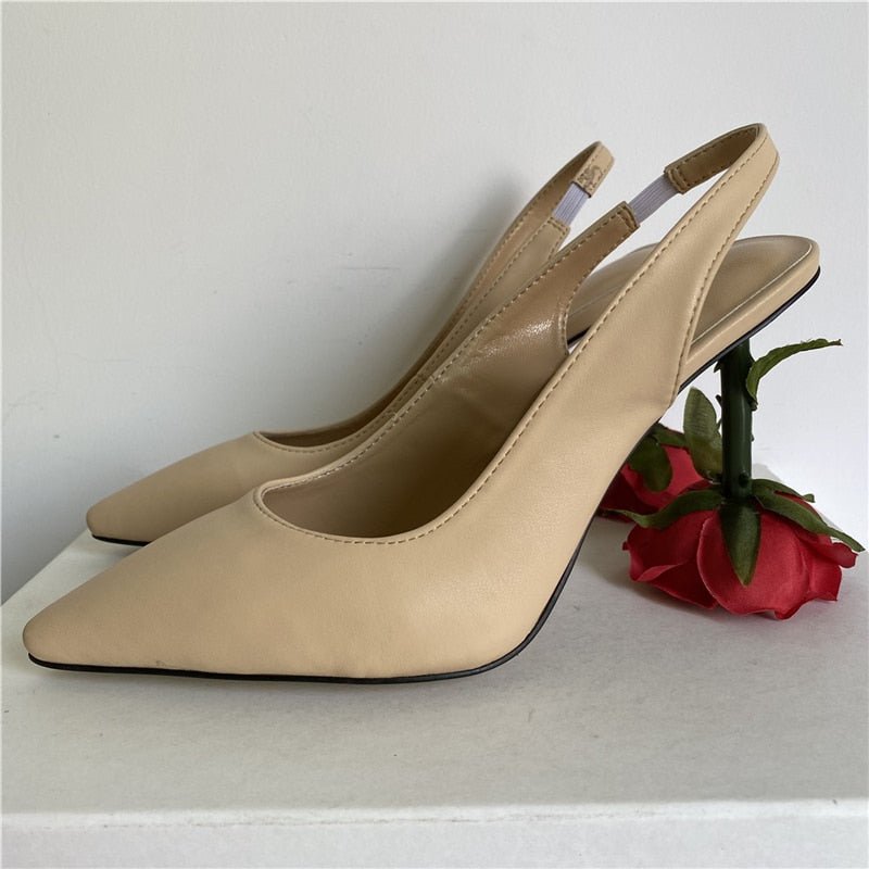 Fashionable Rose Flower Heels - Lively & Luxury
