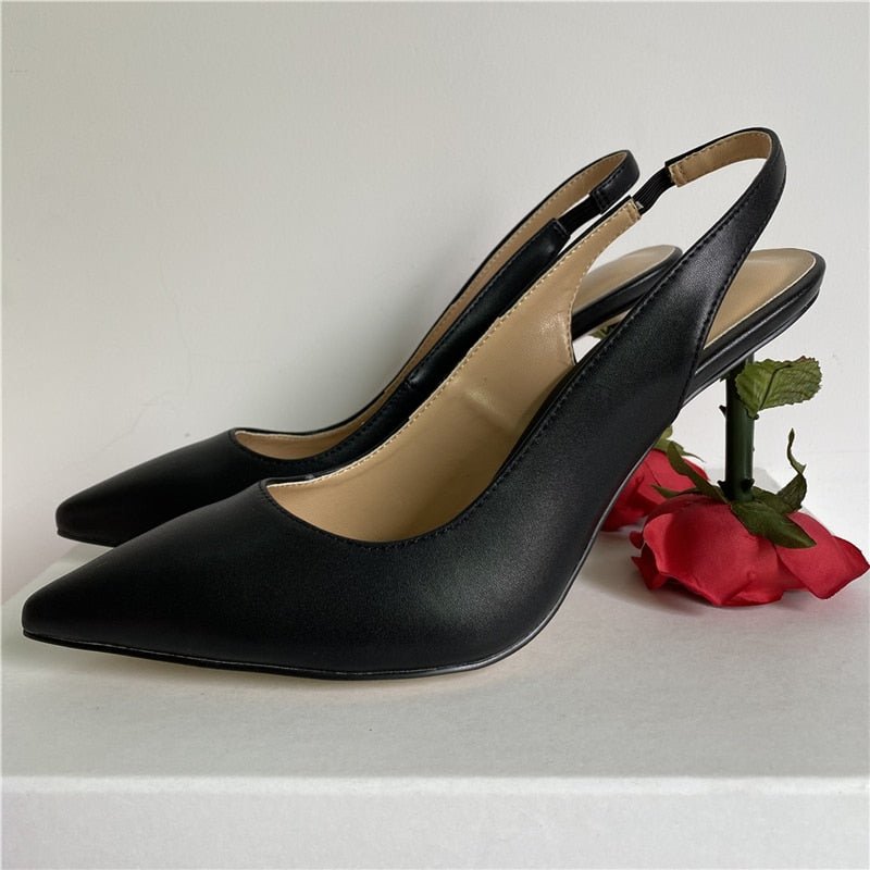 Fashionable Rose Flower Heels - Lively & Luxury