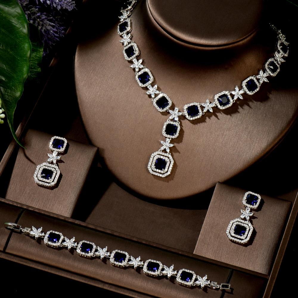 Gorgeous 3pcs Square Shape Jewelry Set - Lively & Luxury