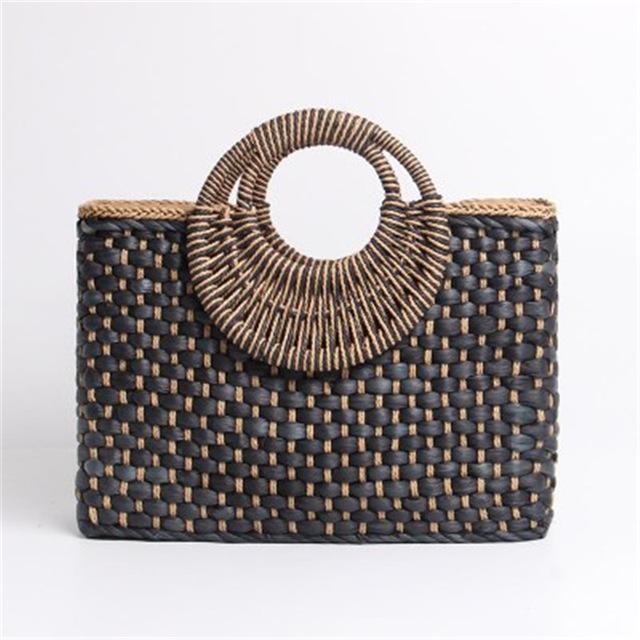Hand Woven Straw Bag - Lively & Luxury