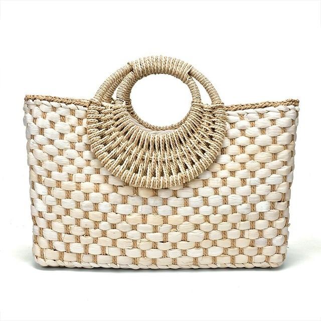 Hand Woven Straw Bag - Lively & Luxury
