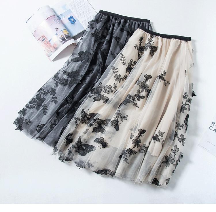High quality Embroidery Mesh Skirt - Lively & Luxury