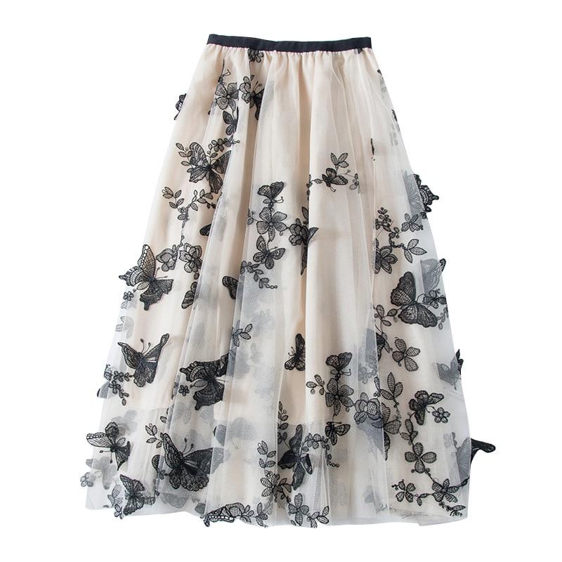 High quality Embroidery Mesh Skirt - Lively & Luxury