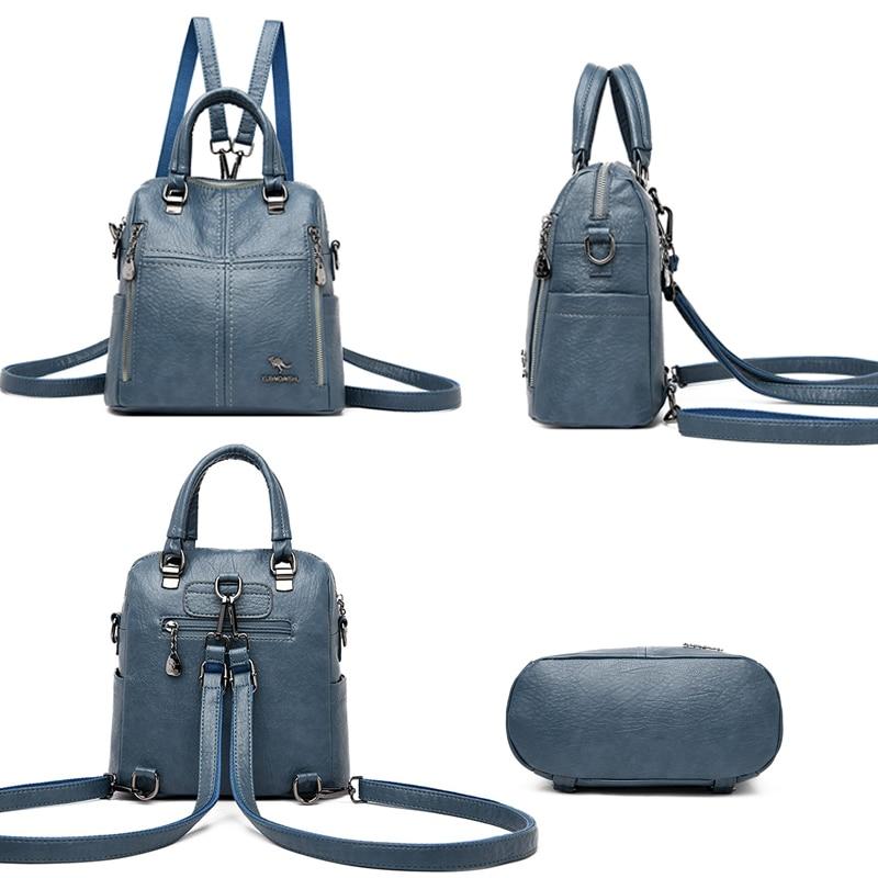 High Quality Leather Backpack Shoulder Bag - Lively & Luxury