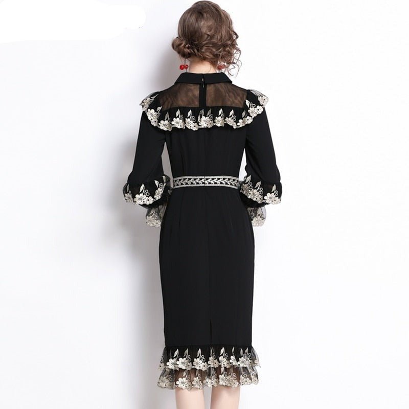 High-Quality Luxury Embroidery Dress - Lively & Luxury
