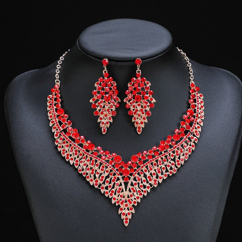 Luxury Exquisite Crystal Jewelry Set - Lively & Luxury