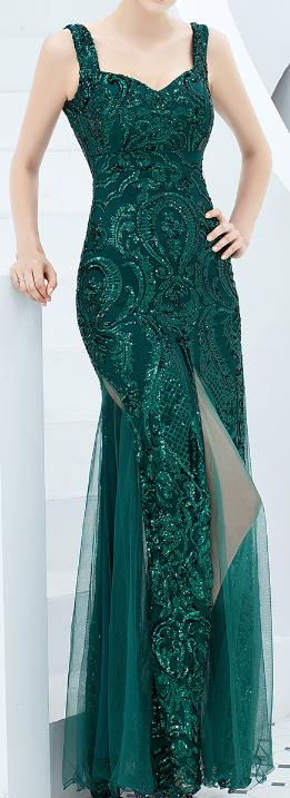 Mermaid Long Sequin Dress - Lively & Luxury