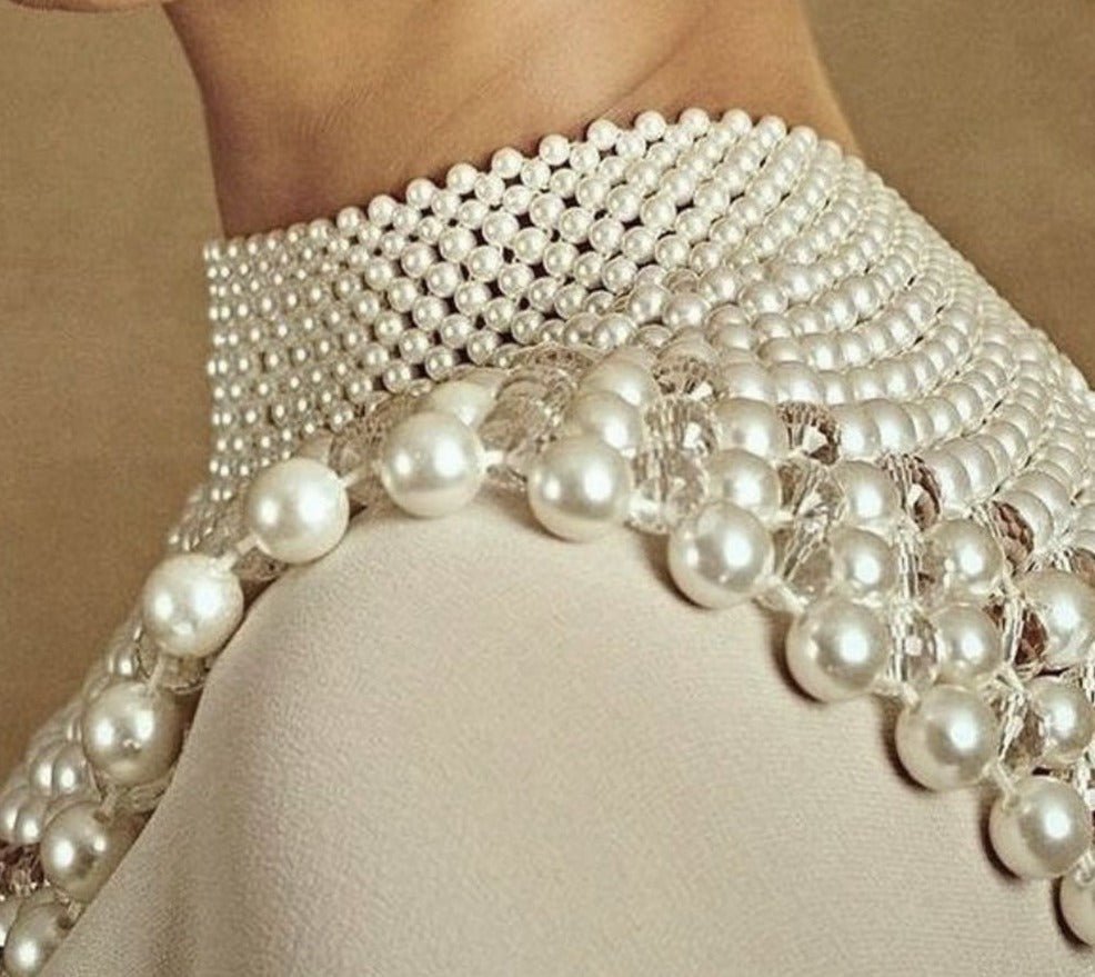Pearls Beaded Shawl - Lively & Luxury