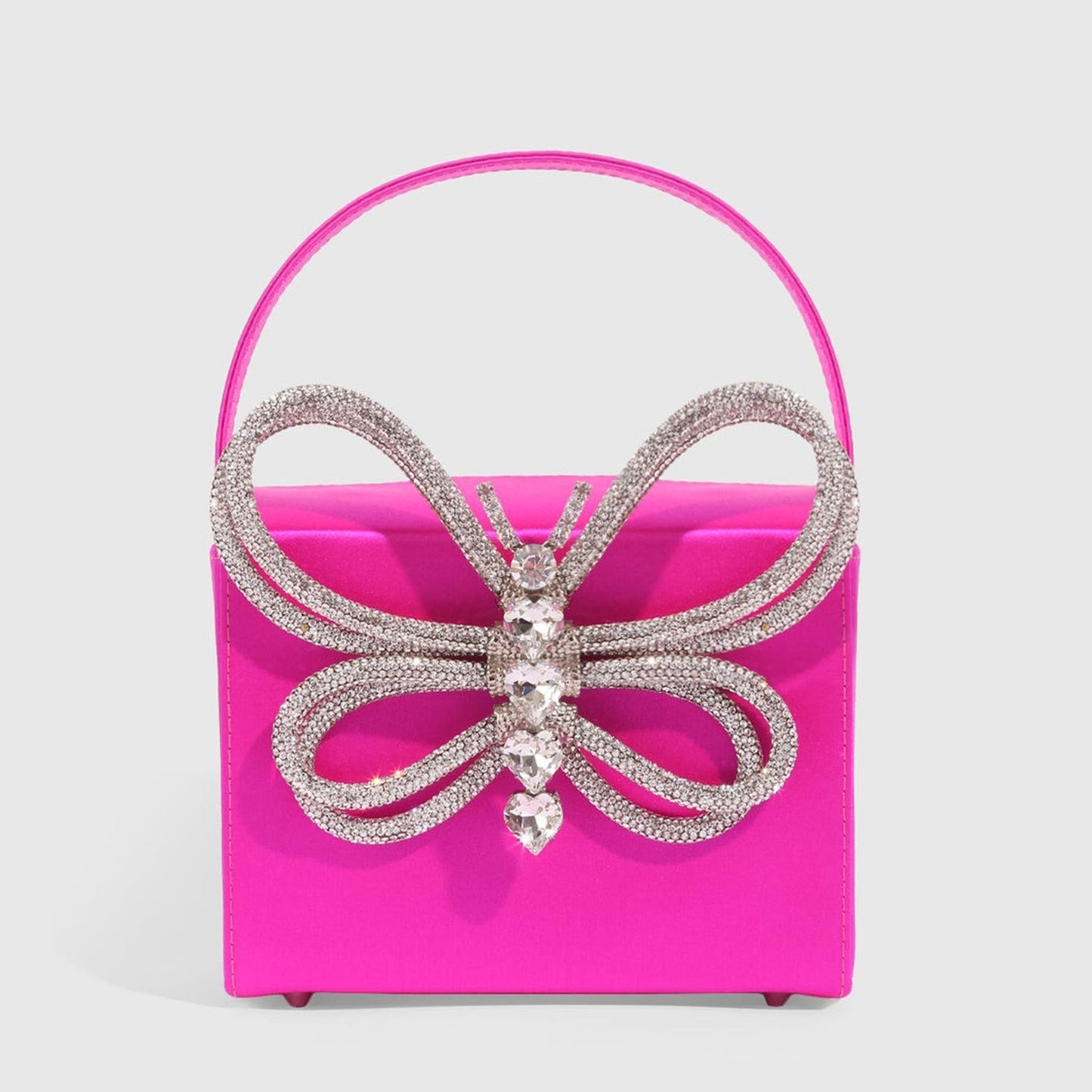 Rhinestones Butterfly Bow evening Bag - Lively & Luxury