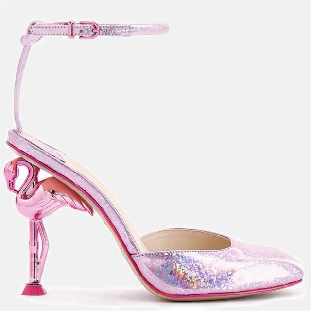 Unique Flamingo High Heel Sandals - Lively & Luxury